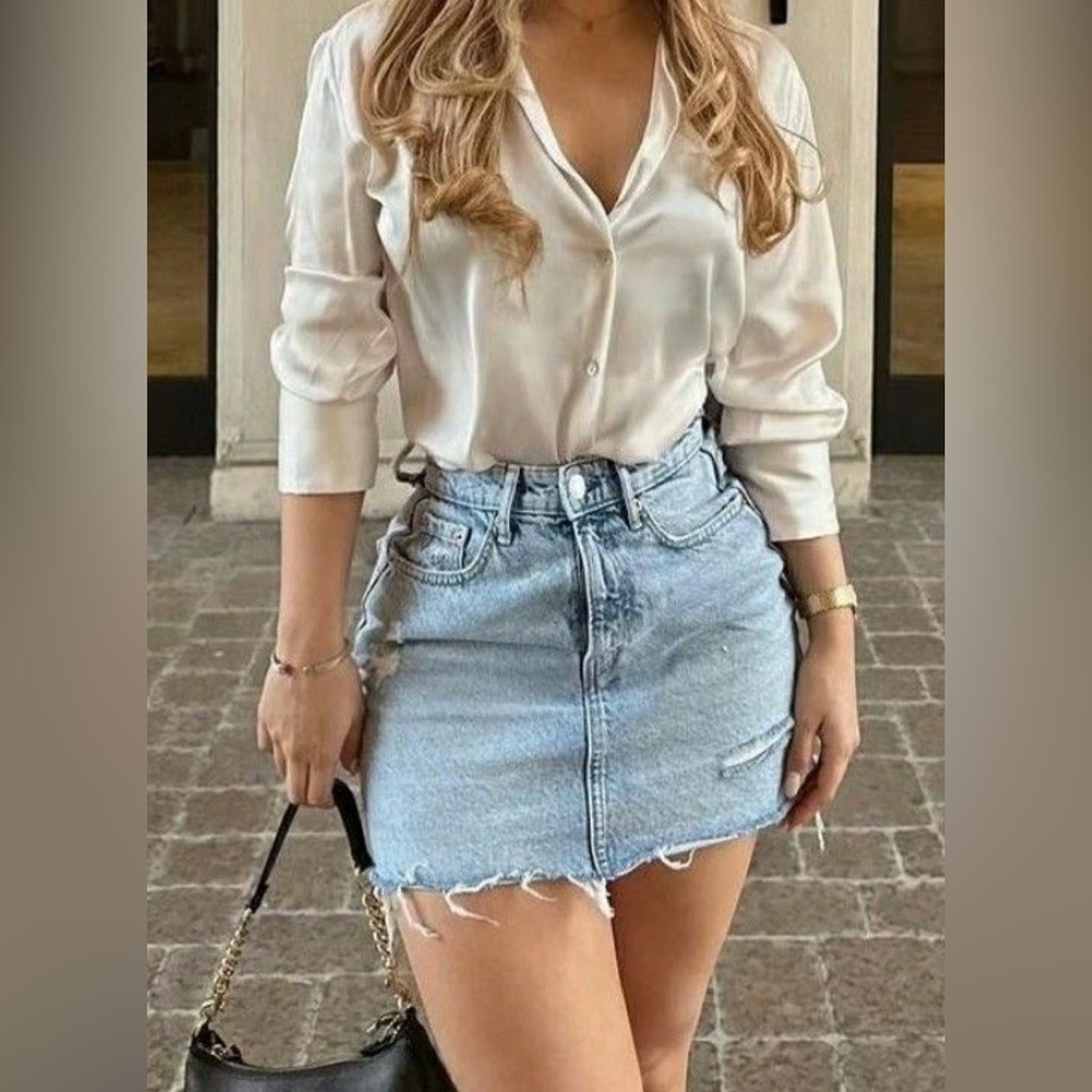 Zara White Buttondown